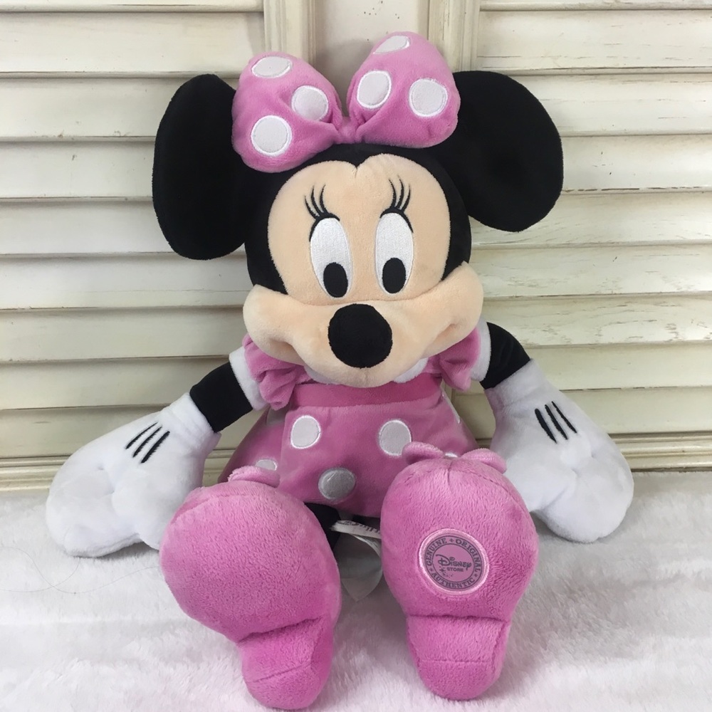 Minnie Mouse Plush Disney Store 18” Tall